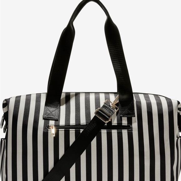 Striped Alice + Olivia x FabFitFun Duffle Bag -NWT - Picture 2 of 7